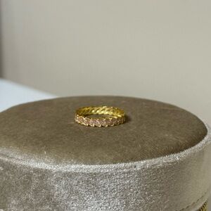 Caitlyn Minimalist Marquise Infinity Birthstone Ring